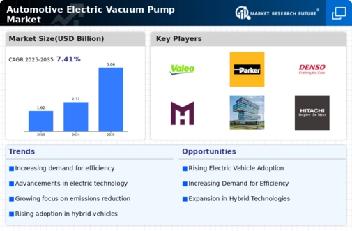 Automotive Electric Vacuum Pump Market Infographic