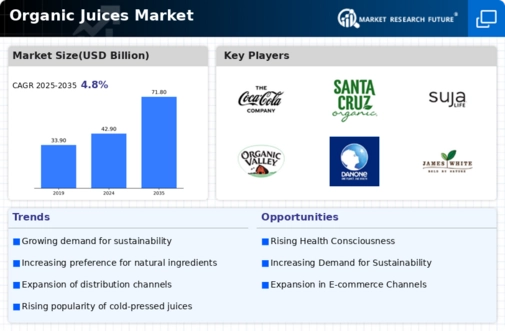 Organic Juices Market Infographic
