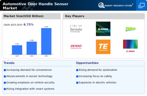 Automotive Door Handle Sensor Market Infographic
