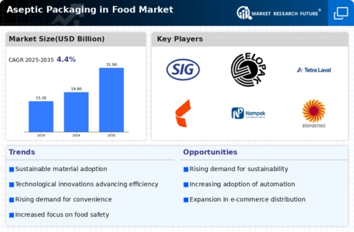 Aseptic Packaging in Food Market Infographic