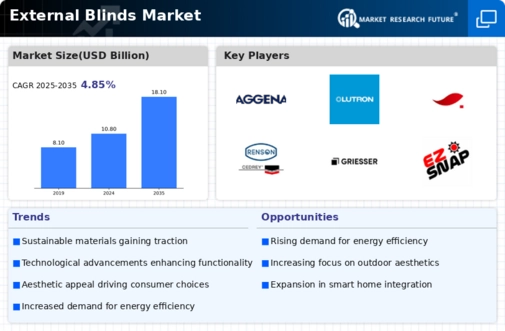 External Blinds Market Infographic