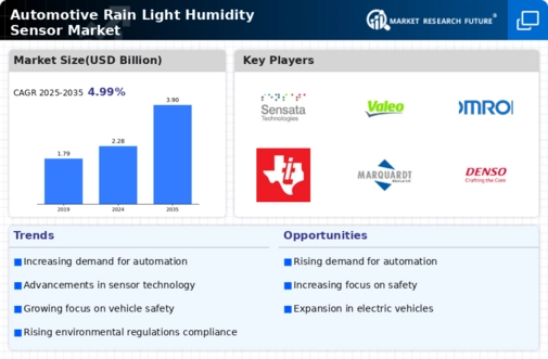 Automotive Rain Light Humidity Sensor Market Infographic
