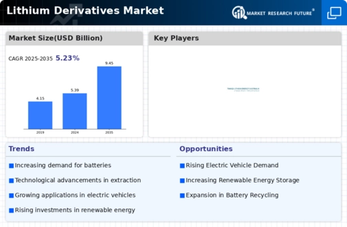 Lithium Derivatives Market Infographic