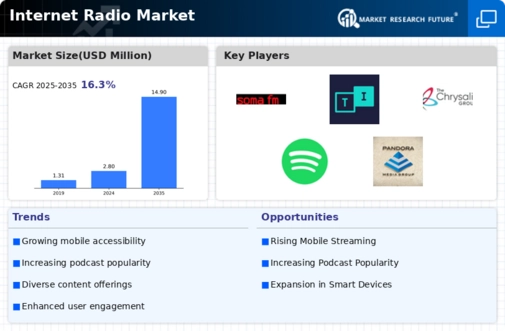 Internet Radio Market Infographic
