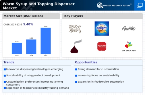 Warm Syrup Topping Dispenser Market Infographic