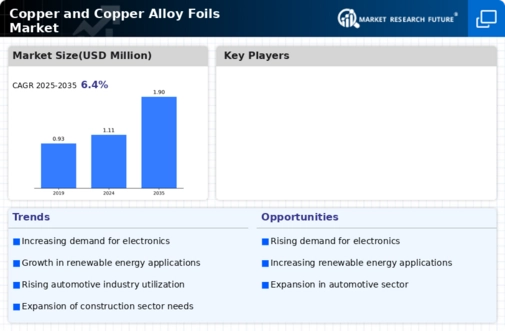 Copper Alloy Foils Industry Infographic