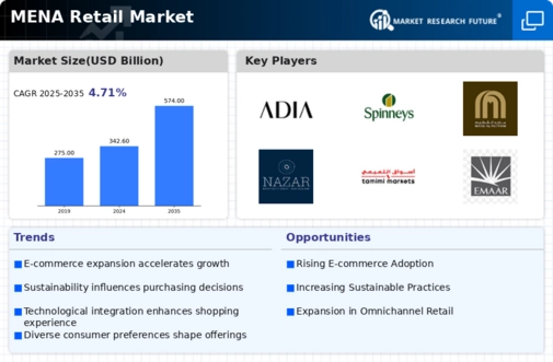 MENA Retail Market Infographic