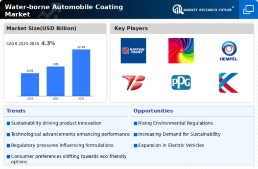 Water borne Automobile Coating Market Infographic