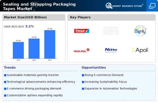 Sealing Strapping Packaging Tapes Market Infographic