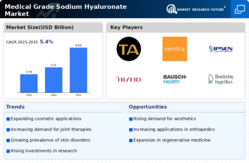 Medical Grade Sodium Hyaluronate Market Infographic