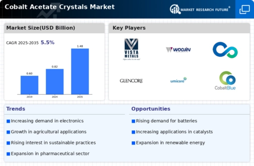 Cobalt Acetate Crystals Market Infographic