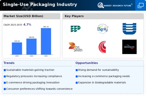 Single Use Packaging Industry Market Infographic
