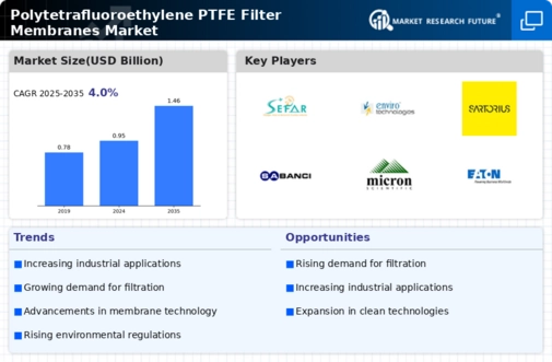 Polytetrafluoroethylene Filter Membranes Market Infographic