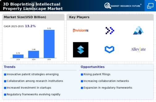 3D Bioprinting Intellectual Property Landscape Market Infographic