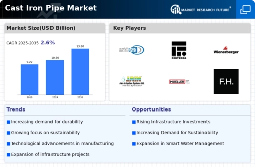 Cast Iron Pipe Market Infographic