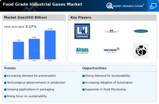 Food Grade Industrial Gases Market Infographic