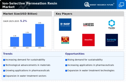 Ion Selective Permeation Resin Market Infographic