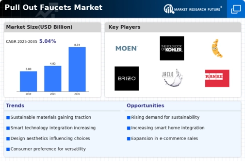 Pull Out Faucets Market Infographic