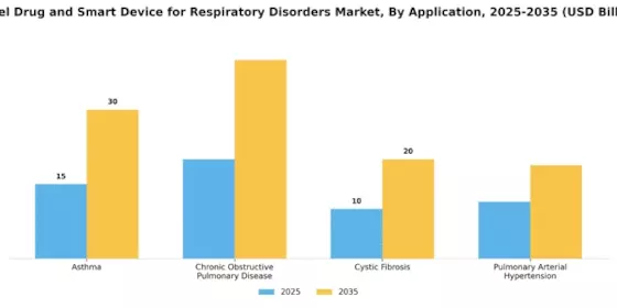 Novel Drug Smart Device Respiratory Disorders Market Segment Image 1