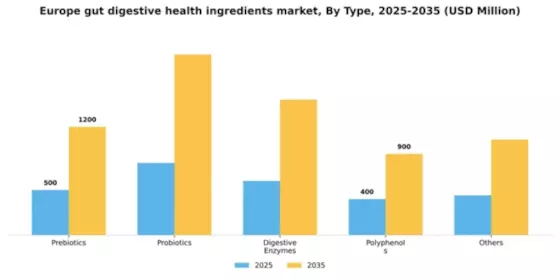 Europe Gut Digestive Health Ingredients Market Segment Image 1