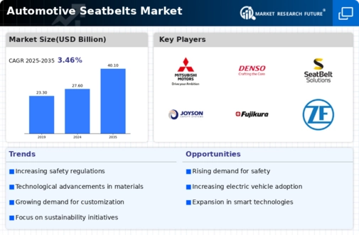 Automotive Seatbelts Market Infographic