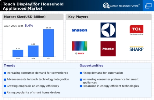 Touch Display for Household Appliances Market Infographic
