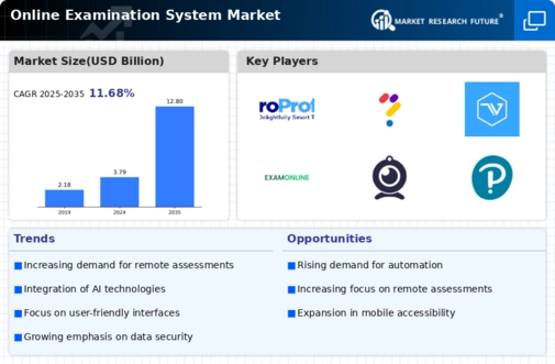 Online Examination System Market Infographic