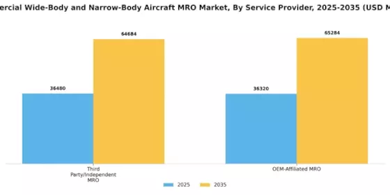 Commercial Wide Body Narrow Body Aircraft MRO Market Segment Image 2