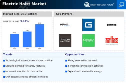 Electric Hoist Market Infographic