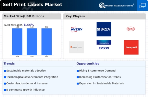 Self Print Labels Market Infographic