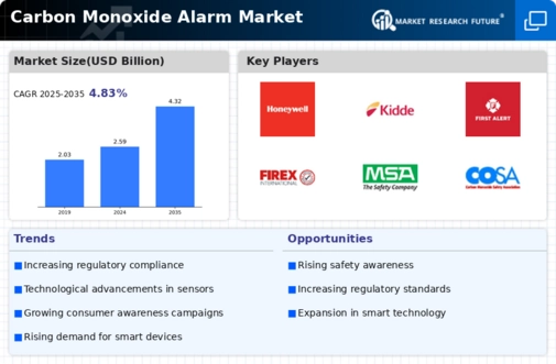 Carbon Monoxide Alarm Market Infographic