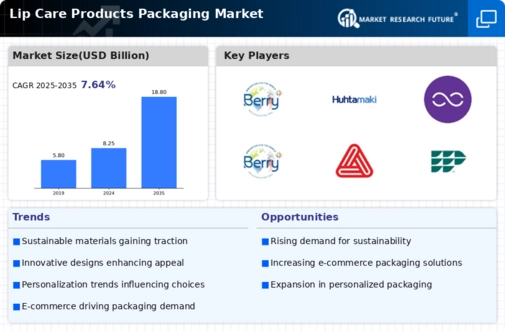 Lip Care Products Packaging Market Infographic