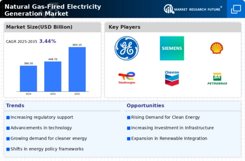 Natural Gas Fired Electricity Generation Market Infographic