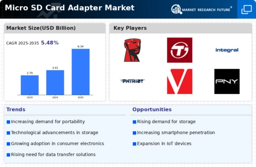 Micro SD Card Adapter Market Infographic