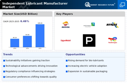 Independent Lubricant Manufacturer Market Infographic