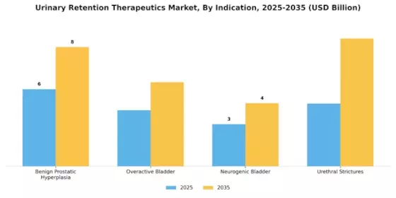 Urinary Retention Therapeutics Market Segment Image 3