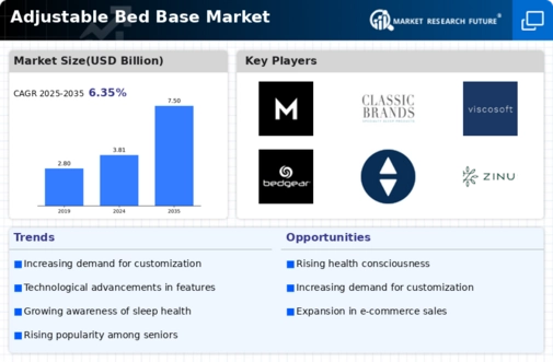 Adjustable Bed Base Market Infographic