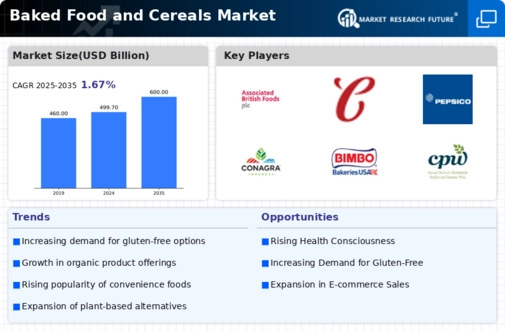 Baked Food and Cereals Market Infographic