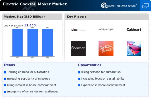 Electric Cocktail Maker Market Infographic