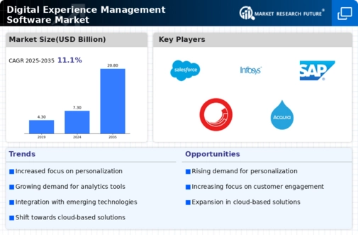 Digital Experience Management Software Market Infographic