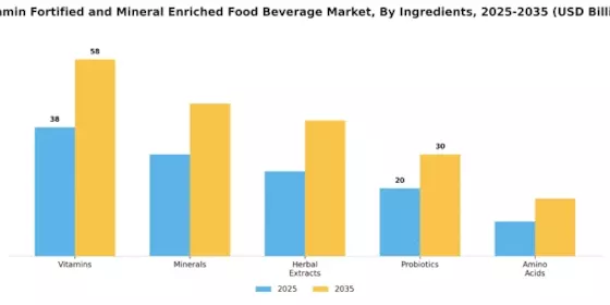 Vitamin Fortified Mineral Enriched Food Beverage Market Segment Image 1