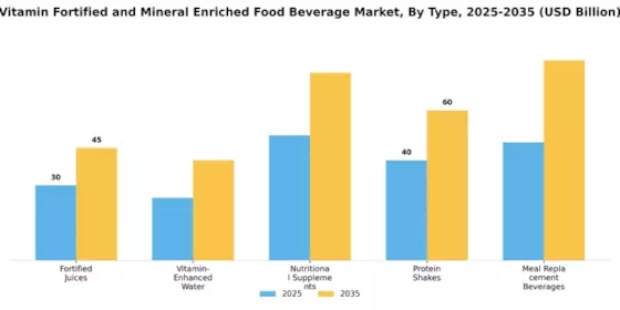 Vitamin Fortified Mineral Enriched Food Beverage Market Segment Image 3