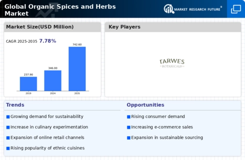 Organic Spices Herbs Market Infographic
