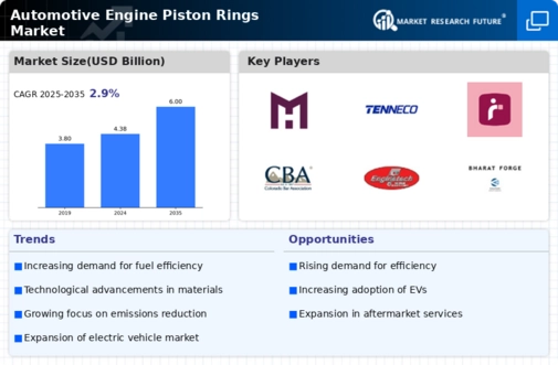 Automotive Engine Piston Rings Market Infographic