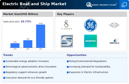 Electric Boat Ship Market Infographic