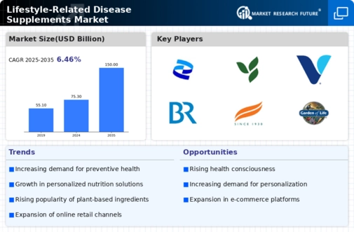 Lifestyle Related Disease Supplements Market Infographic