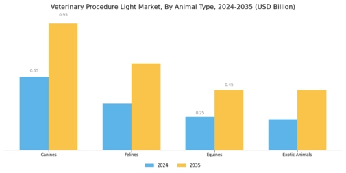 Veterinary Procedure Light Market Segment Image 2