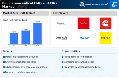 Biopharmaceutical CMO CRO Market Infographic