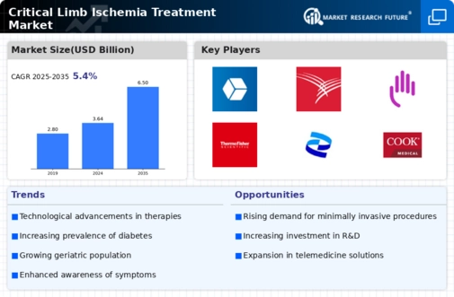 Critical Limb Ischemia Treatment Market Infographic