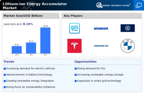 Lithium Ion Energy Accumulator Market Infographic